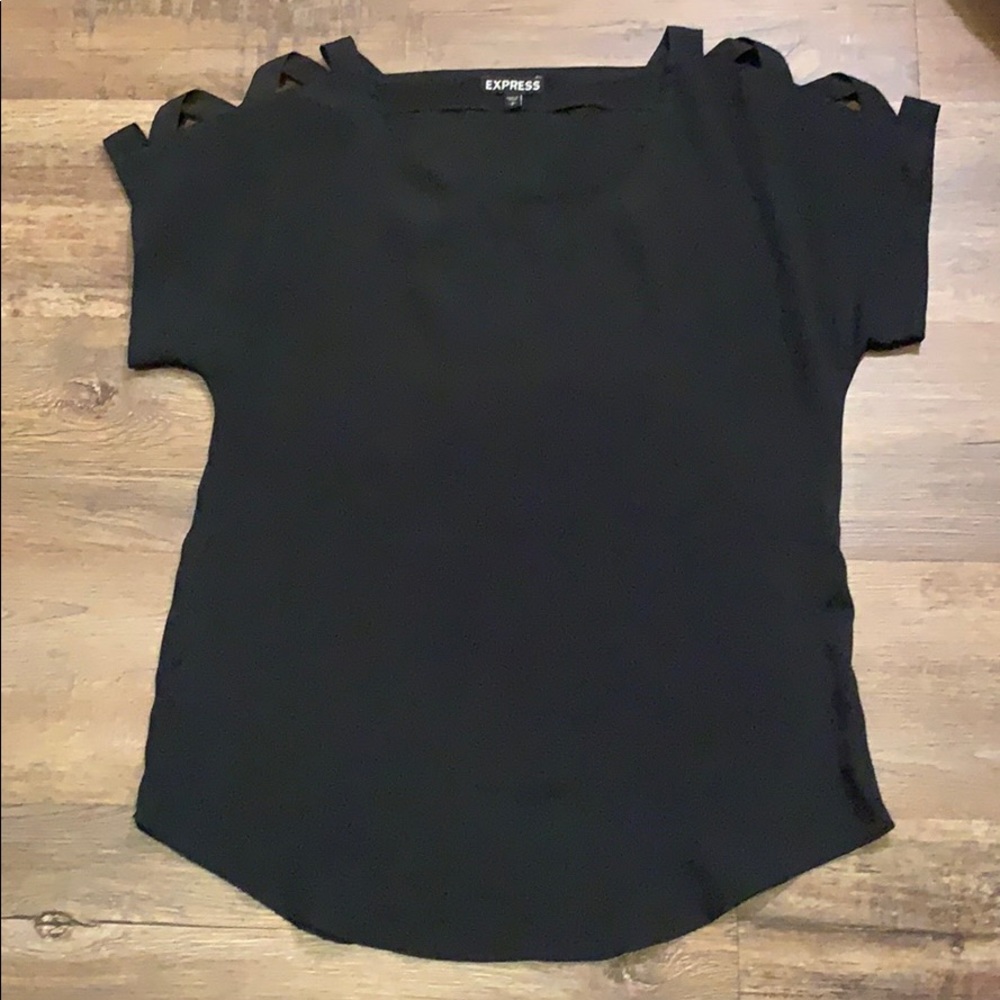 Express Black Top Size small